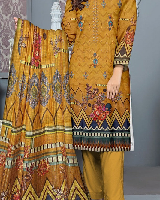 Digital Lawn 2 Head Sequence Emb 3 PIECE