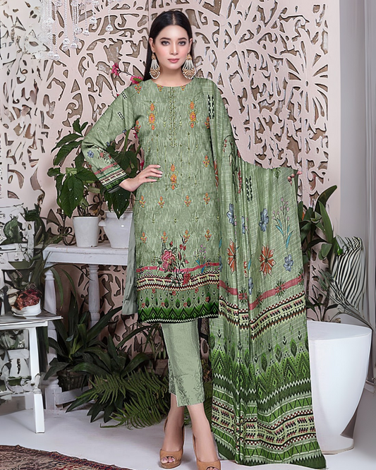 Digital Lawn 2 Head Sequence Emb 3 PIECE