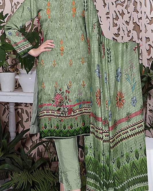 Digital Lawn 2 Head Sequence Emb 3 PIECE
