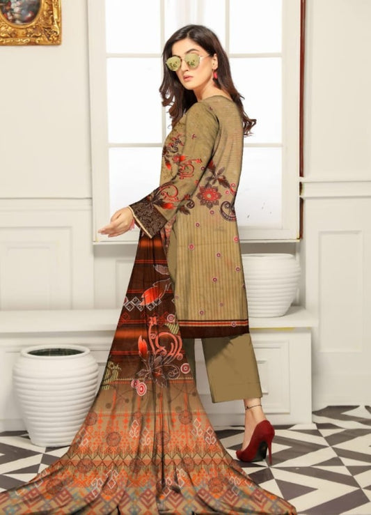 Bana Dora Lawn 3-Piece Unstitched