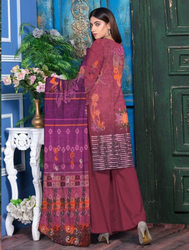 Bana Dora Lawn 3-Piece Unstitched