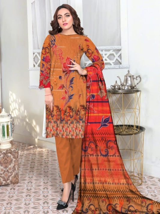 Bana Dora Lawn 3-Piece Unstitched