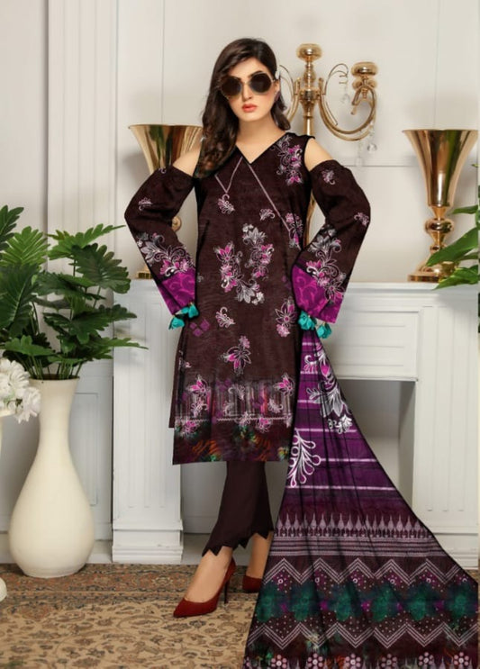 Bana Dora Lawn 3-Piece Unstitched