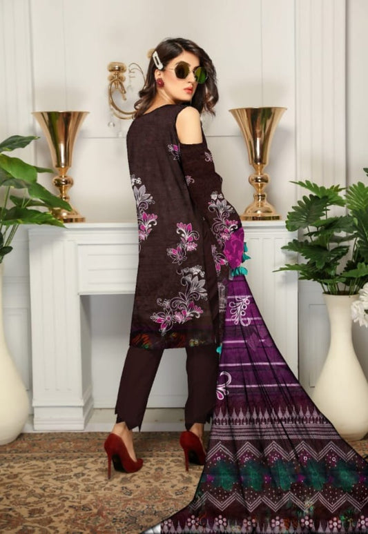 Bana Dora Lawn 3-Piece Unstitched