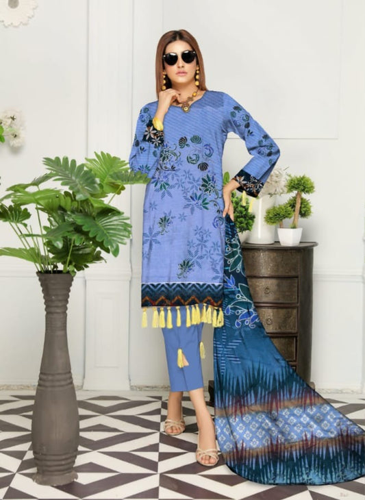 Bana Dora Lawn 3-Piece Unstitched