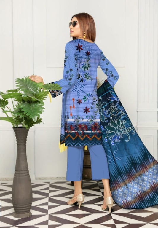 Bana Dora Lawn 3-Piece Unstitched