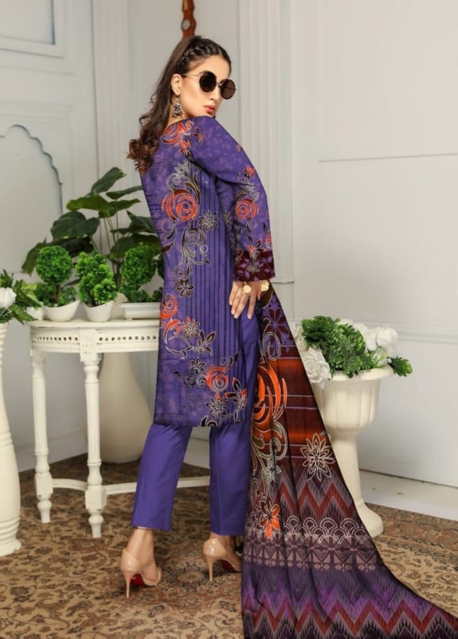 Bana Dora Lawn 3-Piece Unstitched