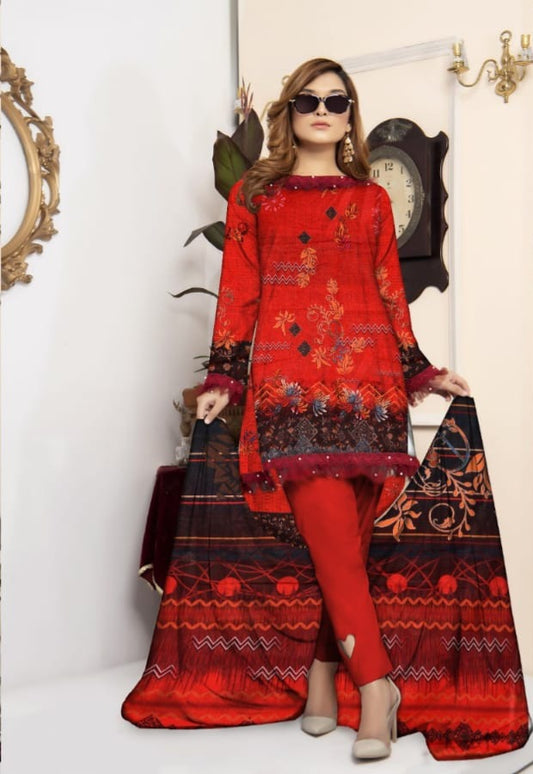 Bana Dora Lawn 3-Piece Unstitched
